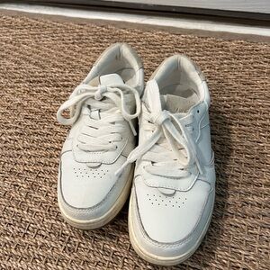 Madewell White Leather Sneakers